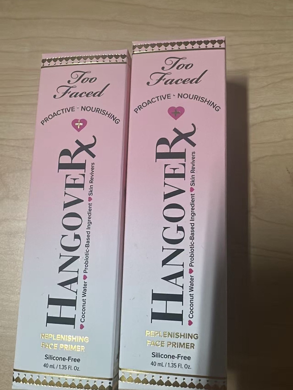 Too Faced Hangover Replenishing Face Primer - Light Pink Packaging